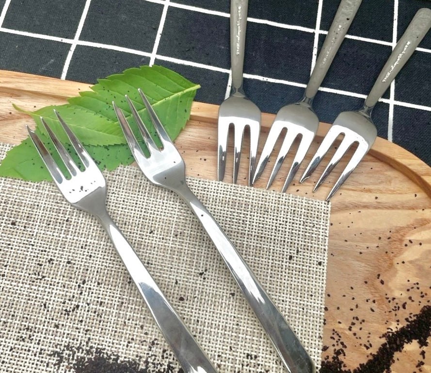 Set 5 Dĩa inox hãng Royal Van Kempen