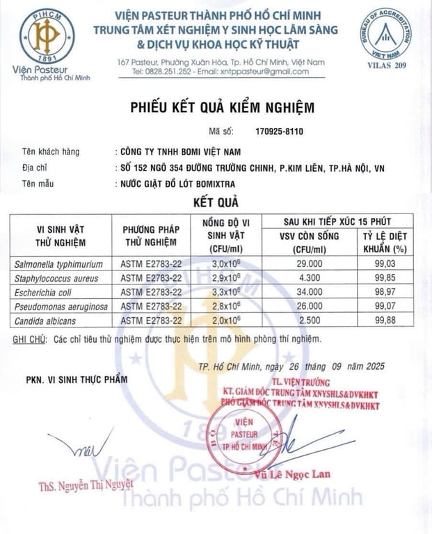NƯỚC GIẶT ĐỒ LÓT SINH HỌC BOMIXTRA