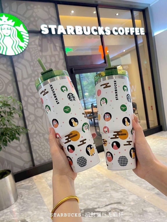 Cốc giữ nhiệt starbucks 900ml