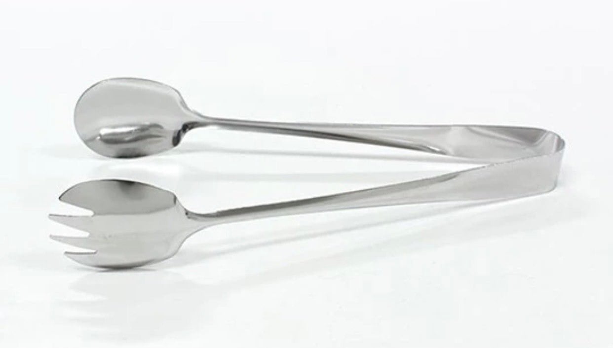 Dụng cụ kẹp, gắp Salad bằng inox Echo 19cm Nhật