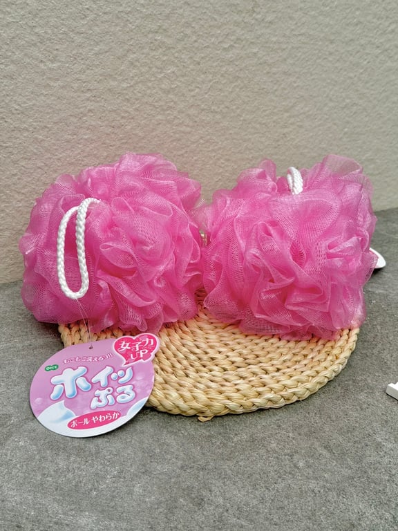 Bông tắm tròn OHE cao cấp tạo bọt