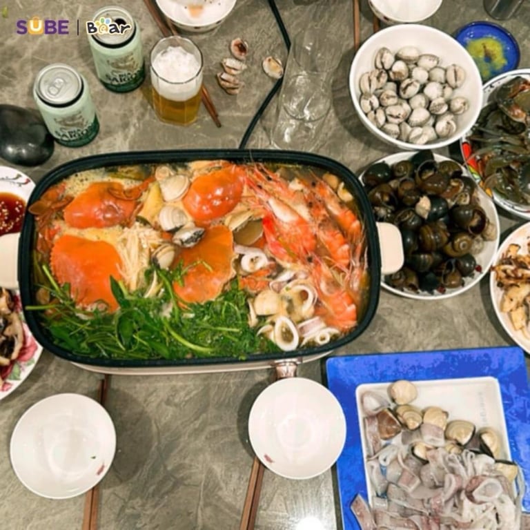 NỒI LẨU NƯỚNG BEAR NL45K