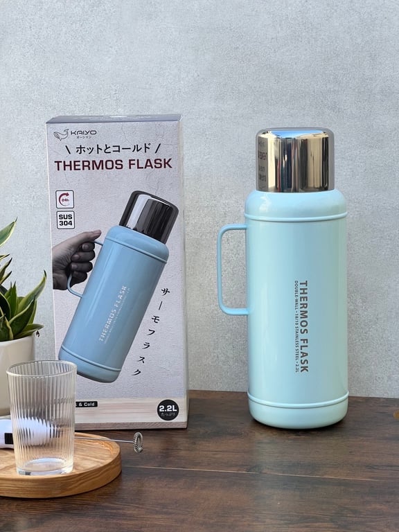 PHÍCH GIỮ NHIỆT CỠ ĐẠI 2.2L KAIYO NHẬT BẢN