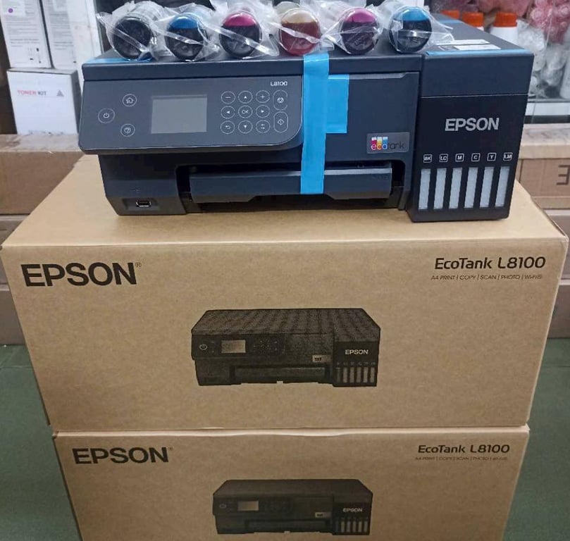 Máy in phun màu đa chức năng Epson L8100 (In | Copy | Scan | A4 | A5 | USB | WIFI)
