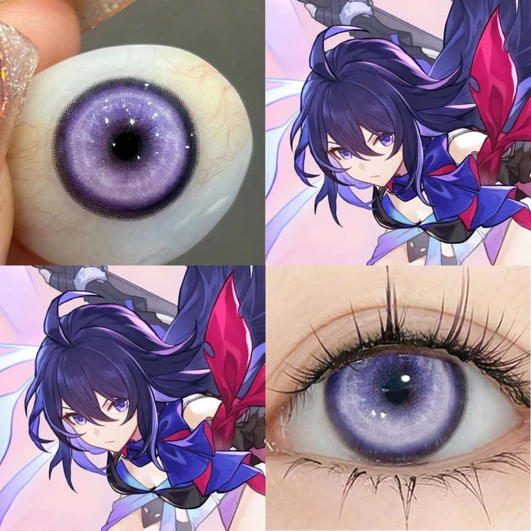 Lens 145 mù ANIME trong trẻo 0-8 ORD (note màu)