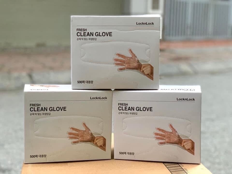 Set 500 Găng tay nylon Lock&Lock LWP800 - Made In Korea