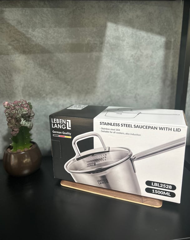 QUÁNH INOX 304 LEBENLANG LBL2528 16CM