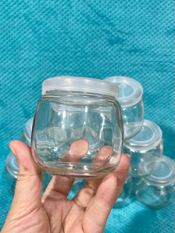 Set 10 hũ sữa chua dáng bầu 200ml