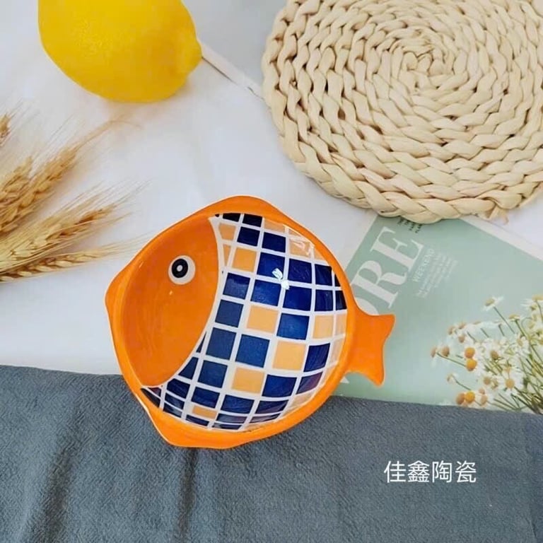 Set bát chấm mẫu hoa/ cá 6 &12 bát