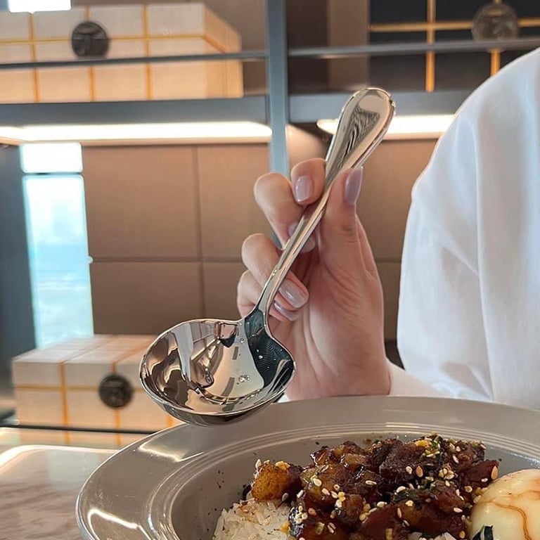 RK349 - Thìa sâu lòng Hàn Quốc Chockmen dài 19.6cm