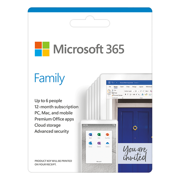 Phần Mềm Microsoft 365 Family 32-Bit/x64 All Languages_6GQ-00083