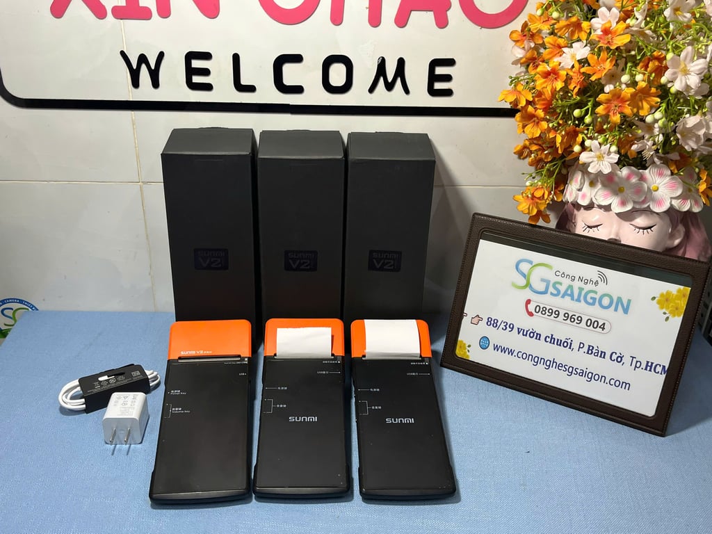 Máy pos cầm tay Sunmi V2 Pro