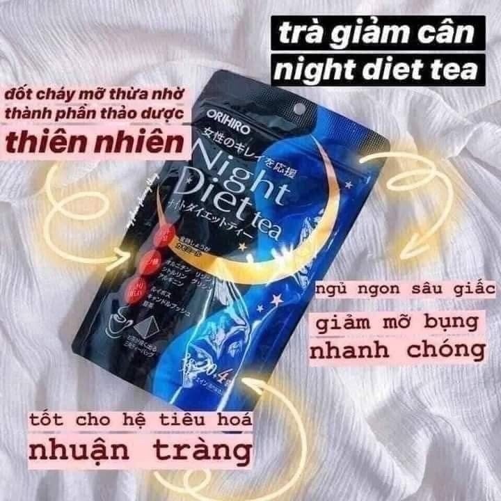 Trà giảm cân Night Diet Tea Orihiro Nhật Bản