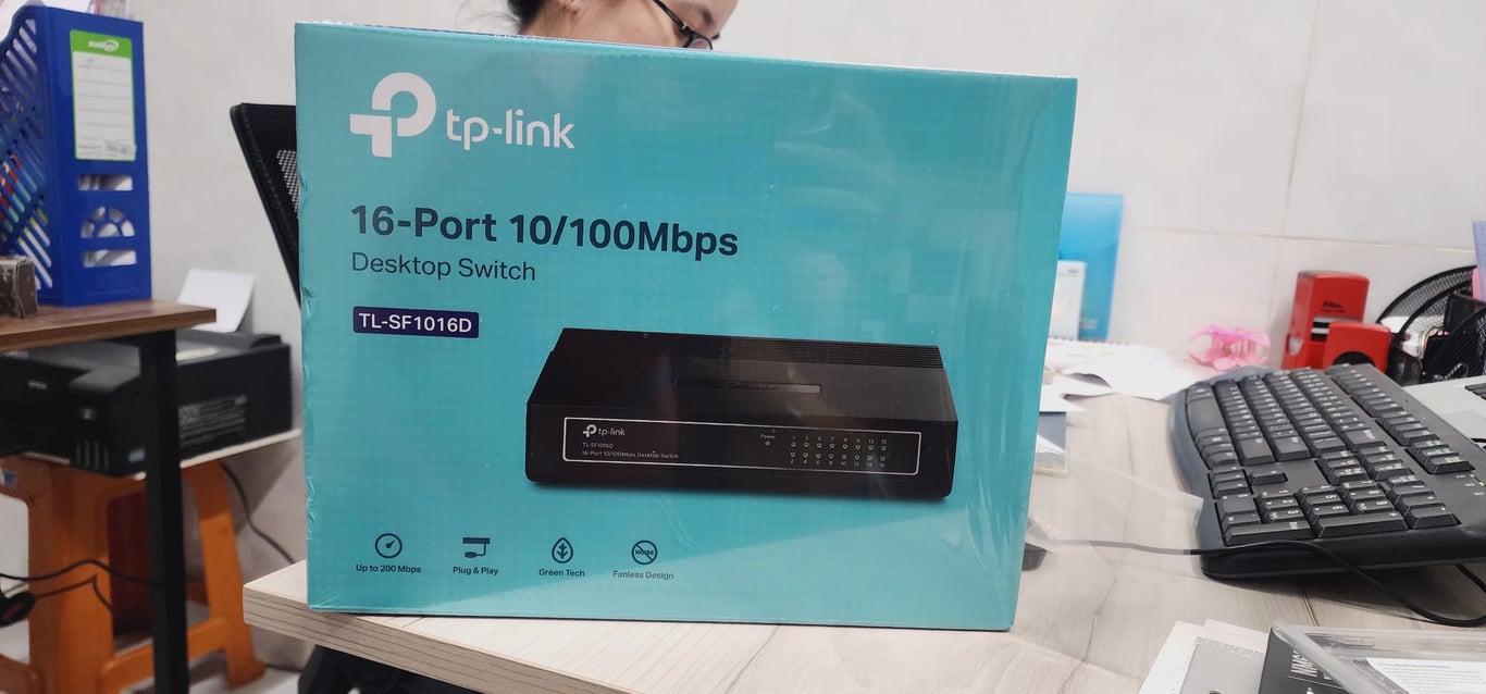 Bộ Chuyển Mạch Switch Tp-Link Tl-SF1016D (16Port 10/100Mbps - Vỏ Nhựa)