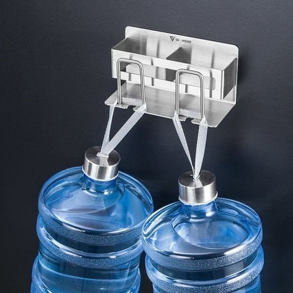 Kệ bàn chải 2 cốc inox 304 KBC06