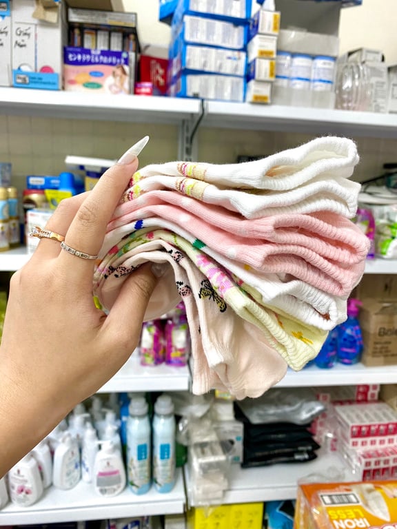 SET 10 ĐÔI TẤT NỮ CỔ NGẮN