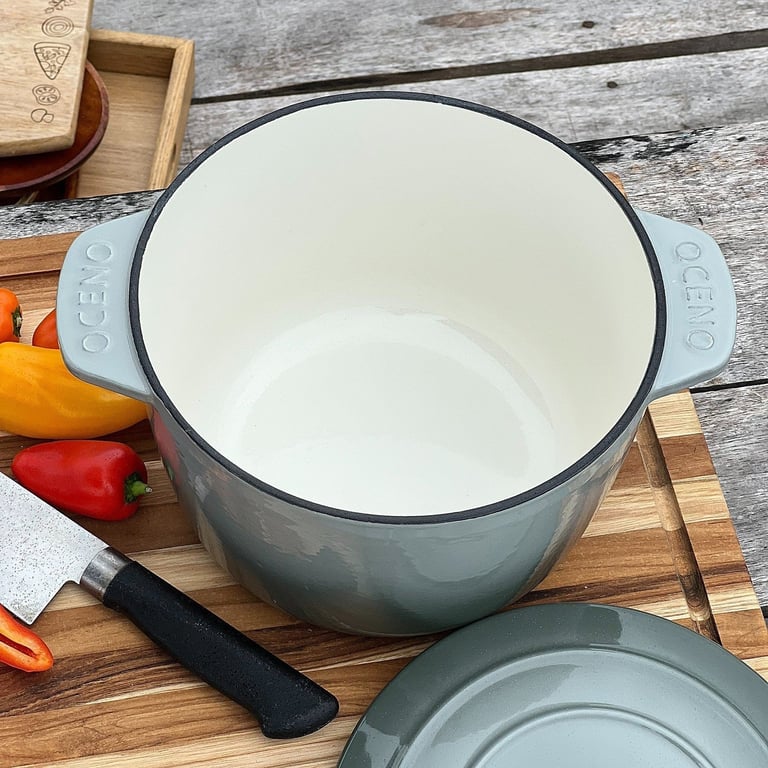 Nồi gang dáng cao Oceno 20cm (cao 13cm)