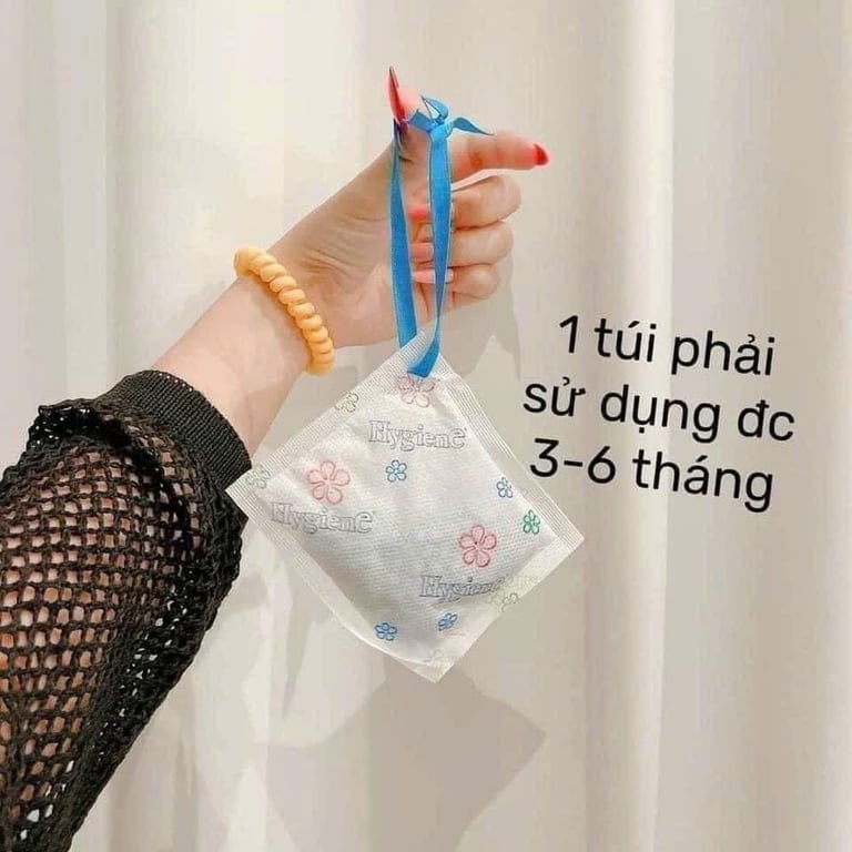Hygiene túi thơm nước hoa dạng viên cô đặc treo phòng