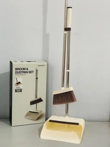 Bộ chổi quét nhà Lock&Lock chính hãng kèm dụng cụ hót rác ETM465