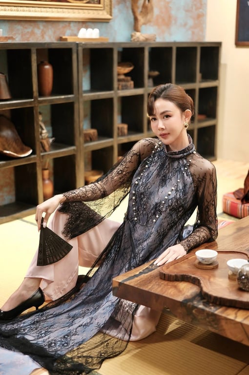 AD ren đen lót gấm thọ tím S/M