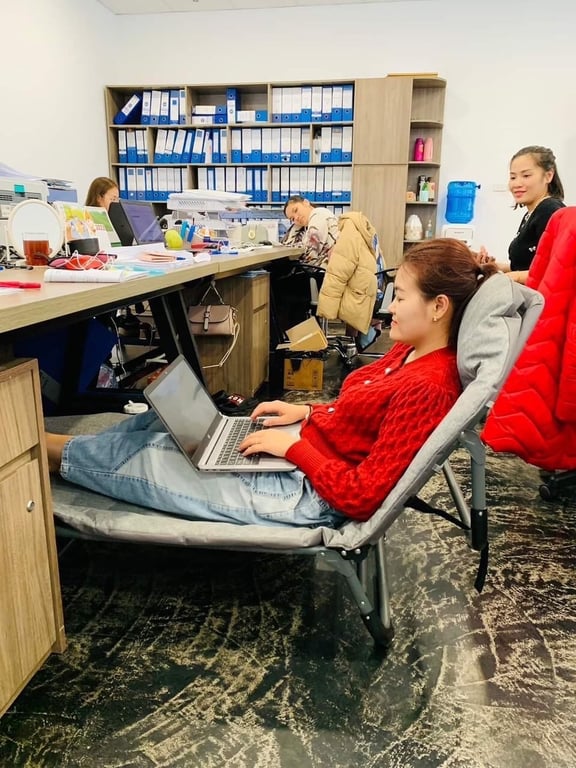 Ghế ngủ gấp gọn văn phòng Đại Vĩ