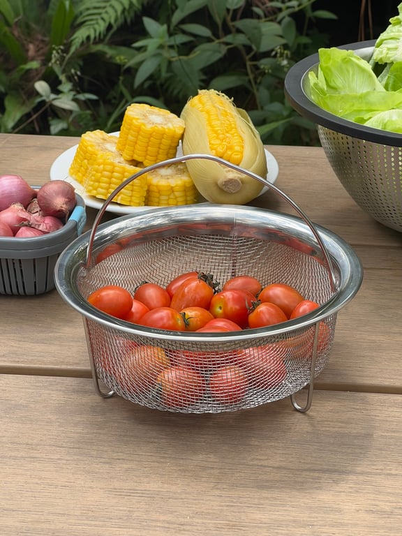 Xửng hấp có quai xách inox 304 đa năng Kaiyo