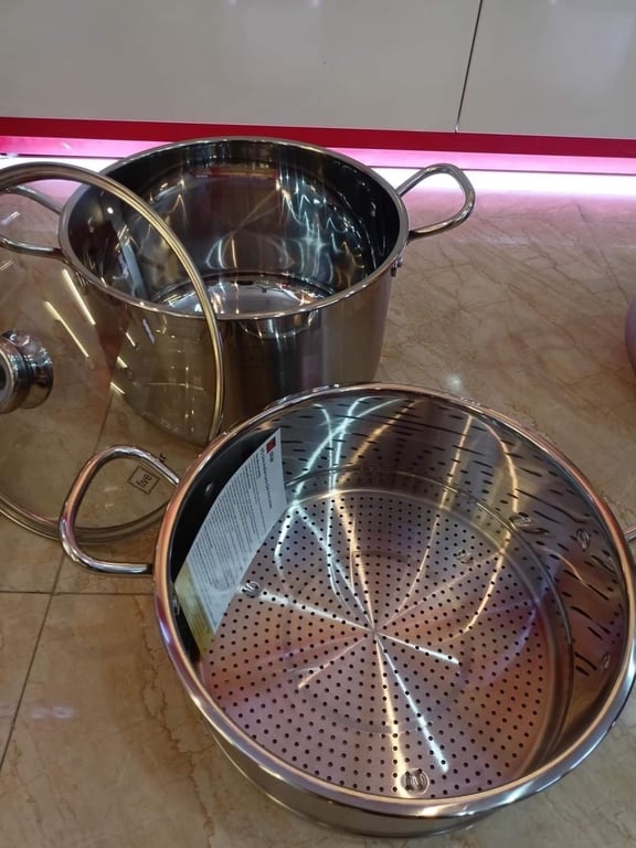 Bộ nồi kèm xửng hấp Fivestar size 30cm