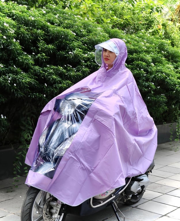 Áo mưa Morandi chuẩn nội địa Trung.