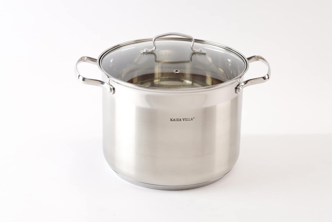 Bộ nồi  inox kaisa villa KV - 6666 inox 6 món 12 chi tiết