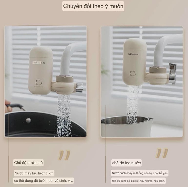 MÁY LỌC NUỚC BEAR TẠI VÒI.