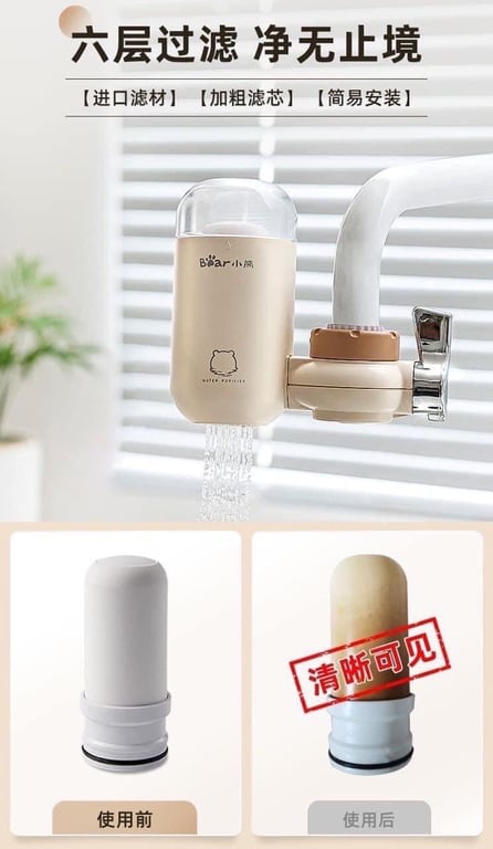 MÁY LỌC NUỚC BEAR TẠI VÒI.