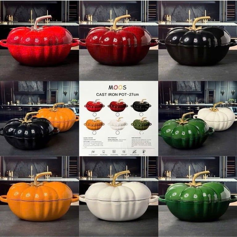 NỒI GANG CÀ CHUA MOOS 27CM