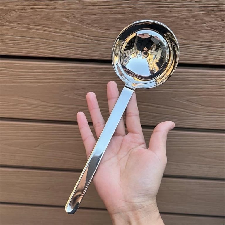 Muôi canh Chockmen đầu to cán thẳng 18cm Ckm148