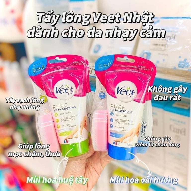 Kem tẩy lông 𝑽𝒆𝒆𝒕 𝑷𝒖𝒓𝒆 Nhật