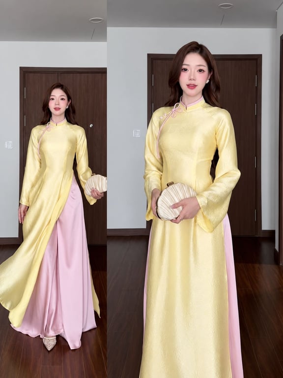 AD Bách Hoa vàng non (S->XXL)