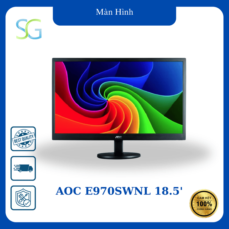 Màn Hình Máy Tính AOC E970SWNL 18.5'' HD 5ms -  Hàng Chính Hãng