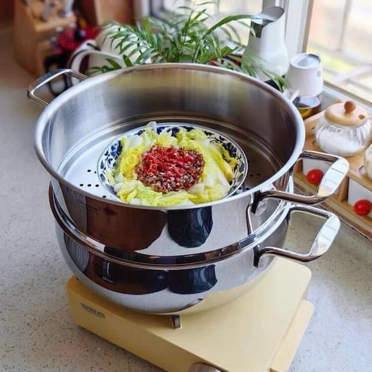 CKM106 - Nồi xửng hấp 2 tầng Chockmen, size 30cm