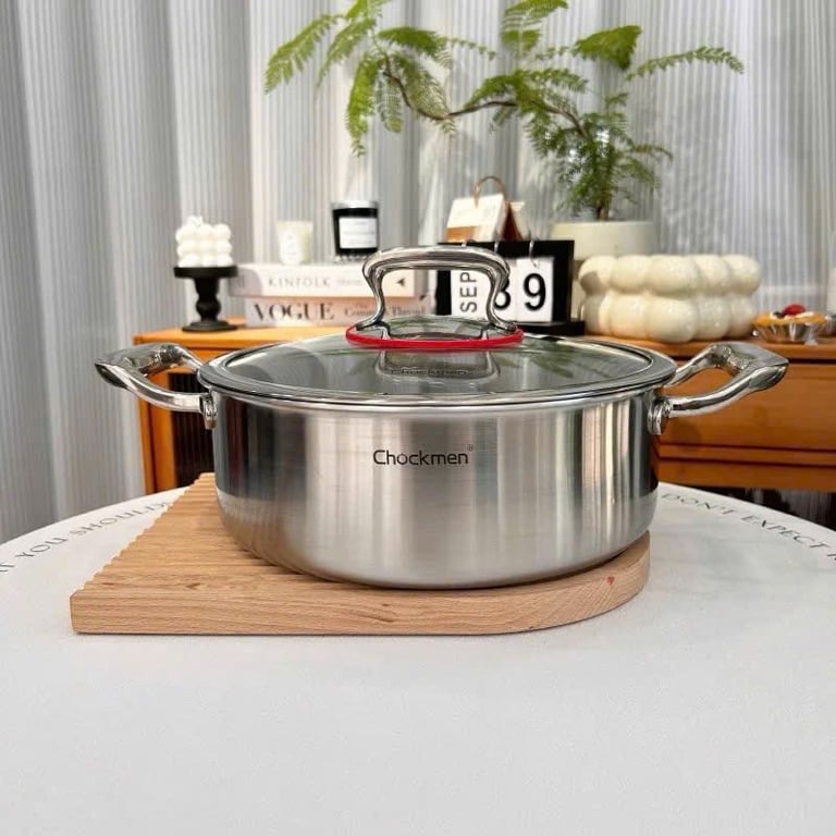 ⭕ Nồi lẩu hai ngăn Chockmen - 30CM - C308