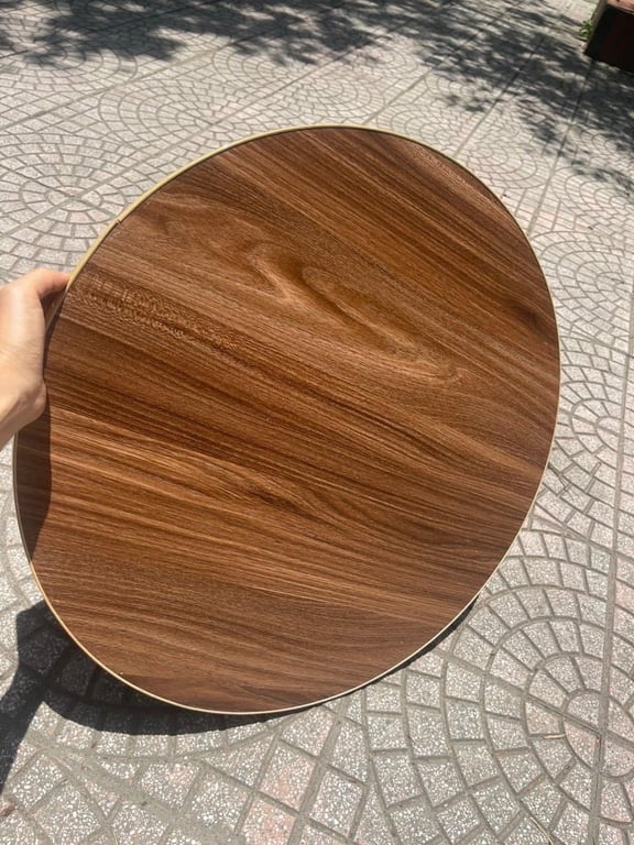 Bàn vân gỗ tròn