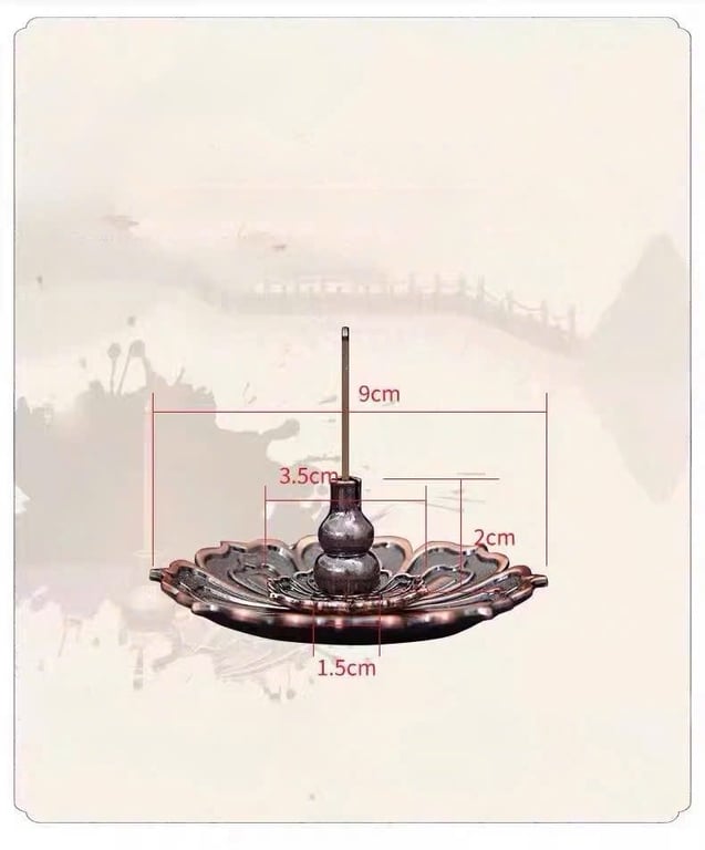 Set 2 đế trầm hoa sen