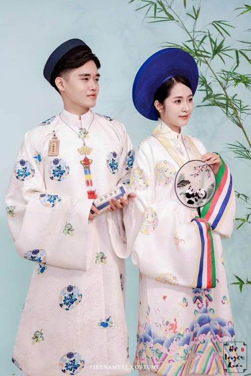 Set Tấc gấm HT trắng