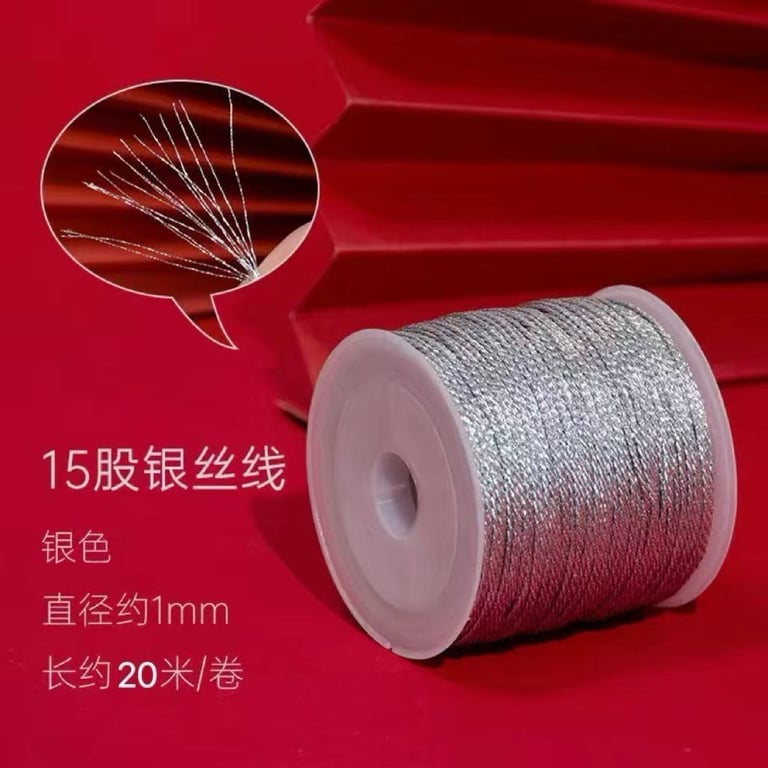 Sợi bạc 3/6/9/12/15 sợi cuộn nhỏ