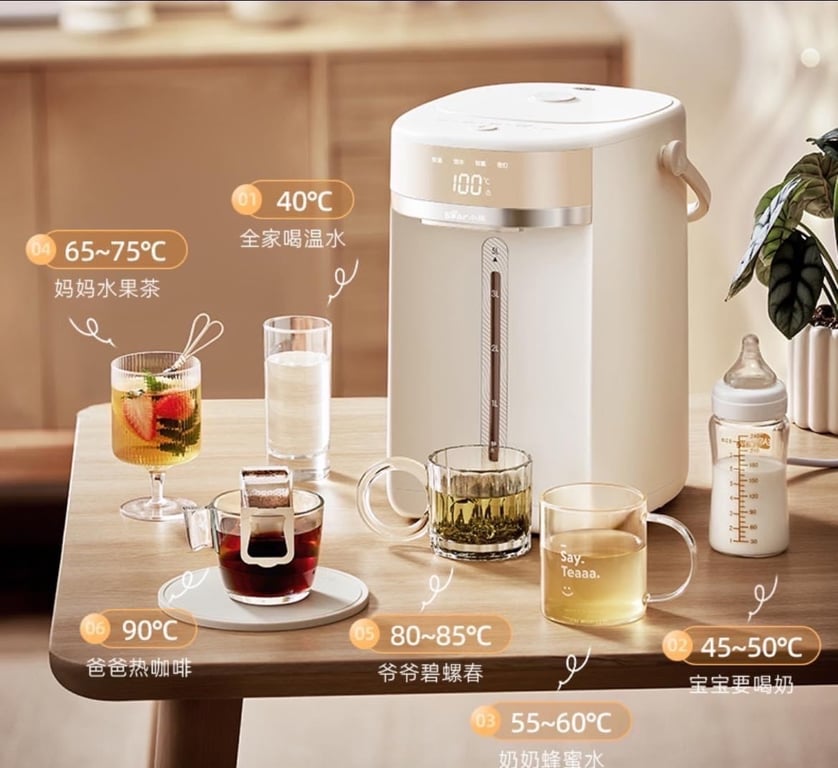 Bình thuỷ điện đun sôi giữ nhiệt tự động BEAR ZDH-H50E1 dung tích 5L