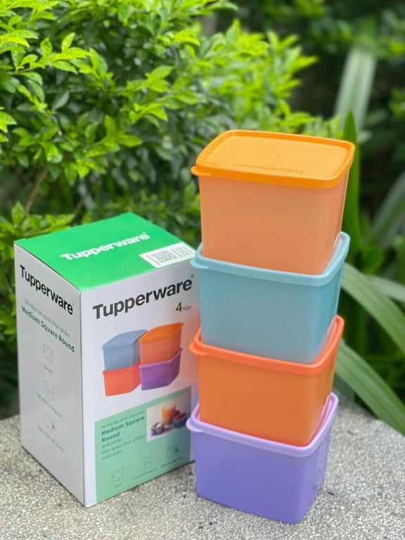 Set 4 hộp tupper 840ml