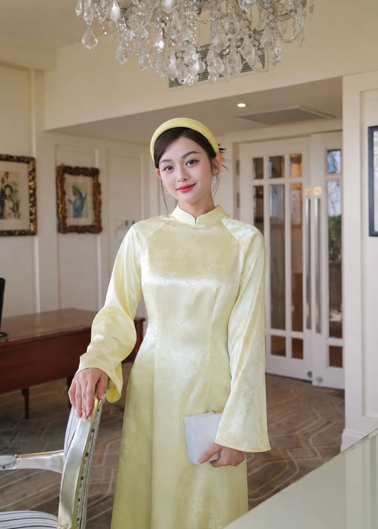 ADTT lụa hồ điệp vàng non (S->XXL)