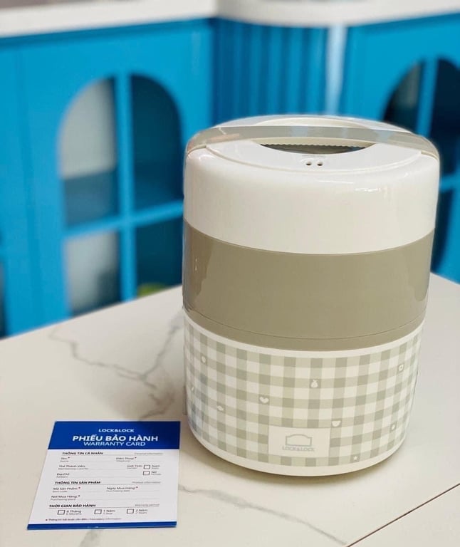 HỘP CƠM CẮM ĐIỆN HẸN GIỜ CAO CẤP 3 TẦNG - CHÍNH HÃNG LOCK&LOCK EJR 216