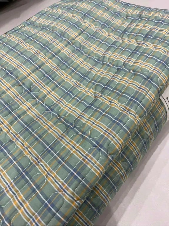 Bộ ga trần kèm vỏ gối cotton sợi tre MUJl