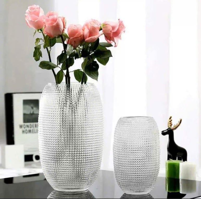 Lọ hoa Olive phong cách Pháp hoạ tiết chấm bi