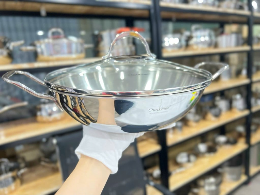 CKM636 - CHẢO XÀO SÂU LÒNG HAI QUAI CHOCKMEN 26CM 🩷