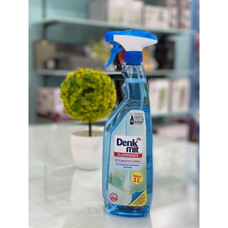 xịt lau kính Denkmit Glasreiniger 1L
